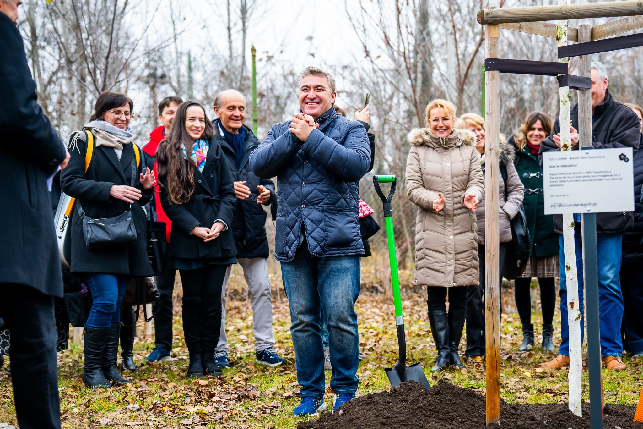 Maxim Vengerov tiszteletére ültettünk fát